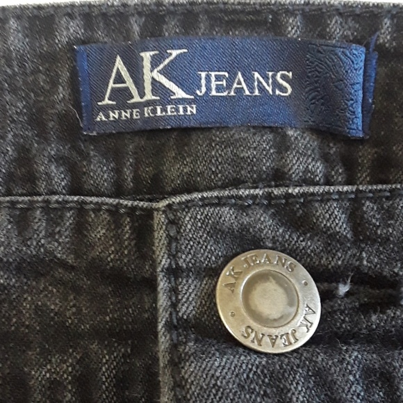 Ann Klein Jeans Sz 16 Black Boot Cut Jeans - Picture 3 of 8